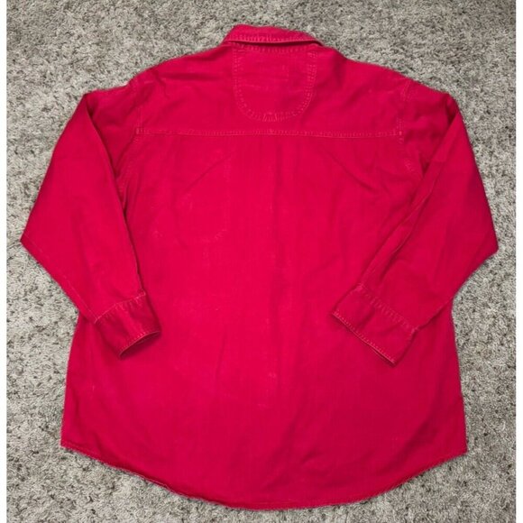 CAROLINA BLUES Button Front Shirt Logo Casual Preppy Basic Western Sz 16W READ - Picture 2 of 8